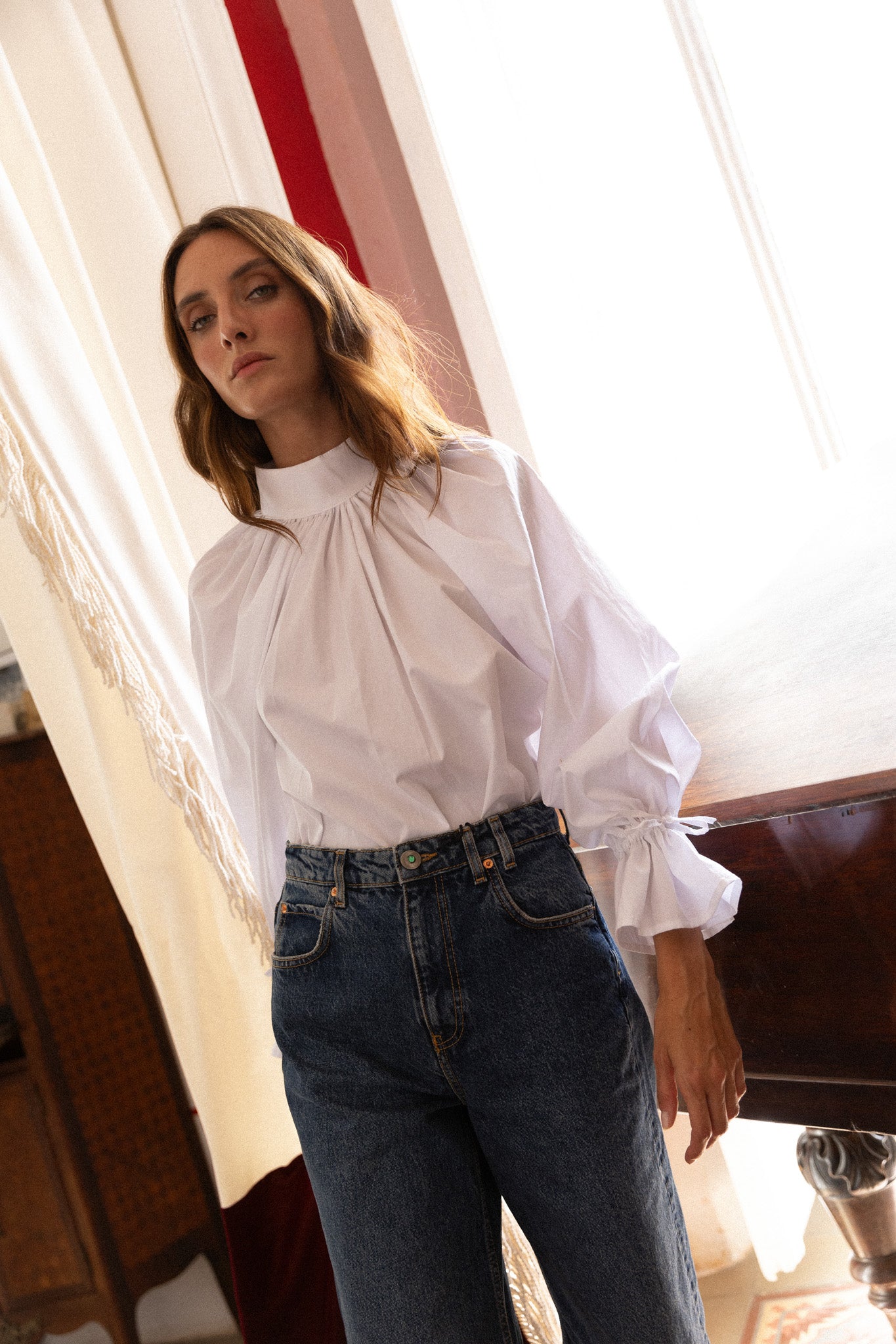 Sauco White Blouse