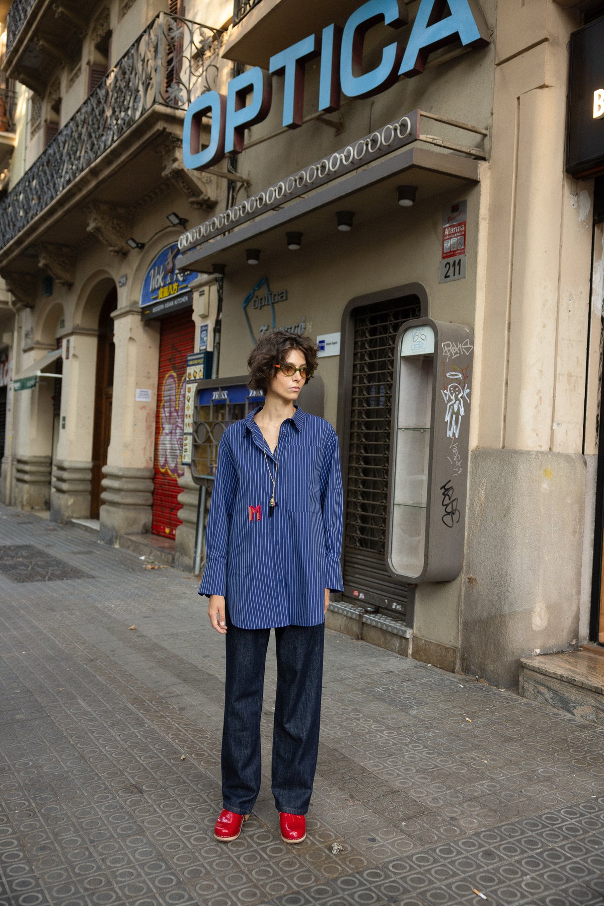 M Blue Shirt
