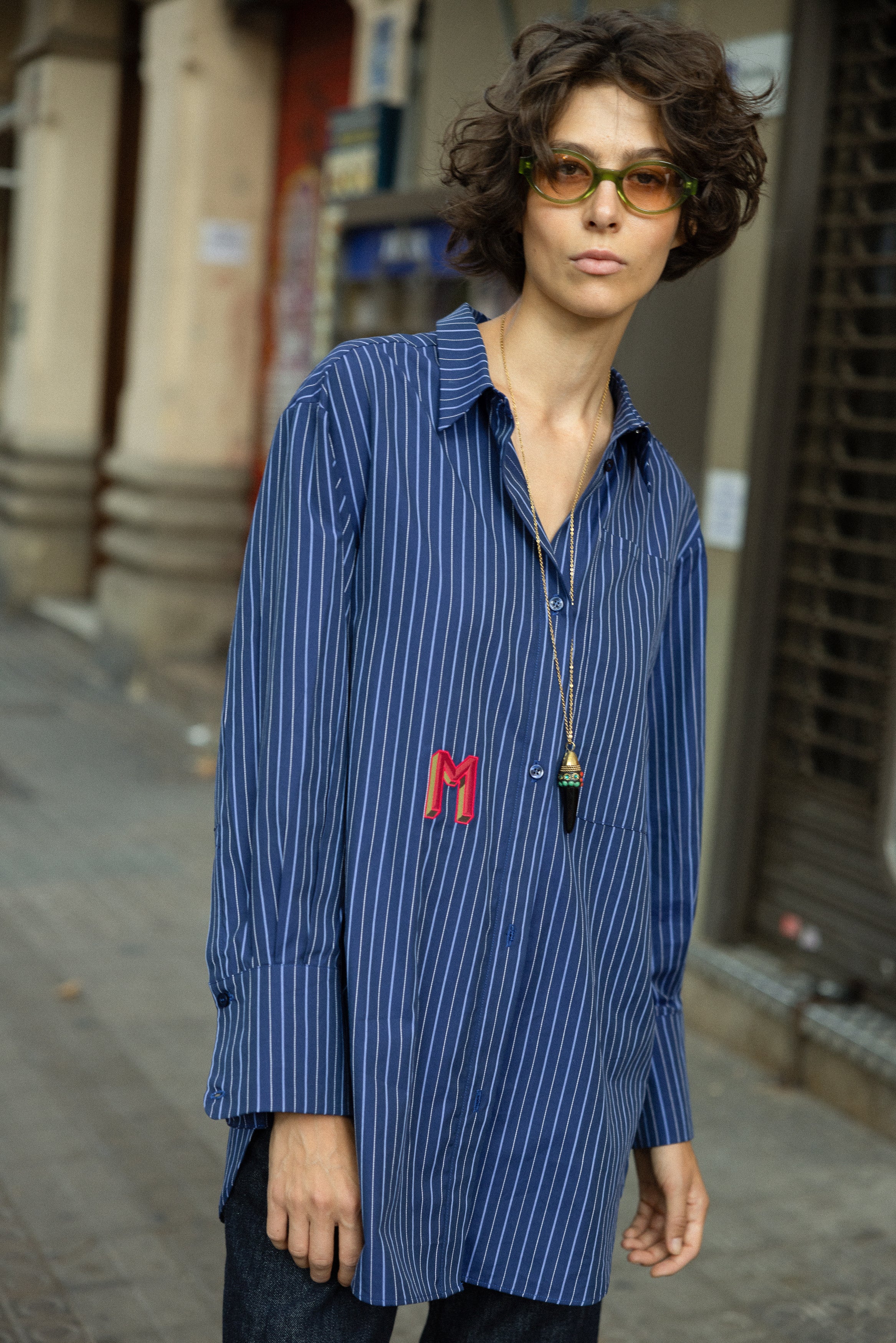 M Blue Shirt