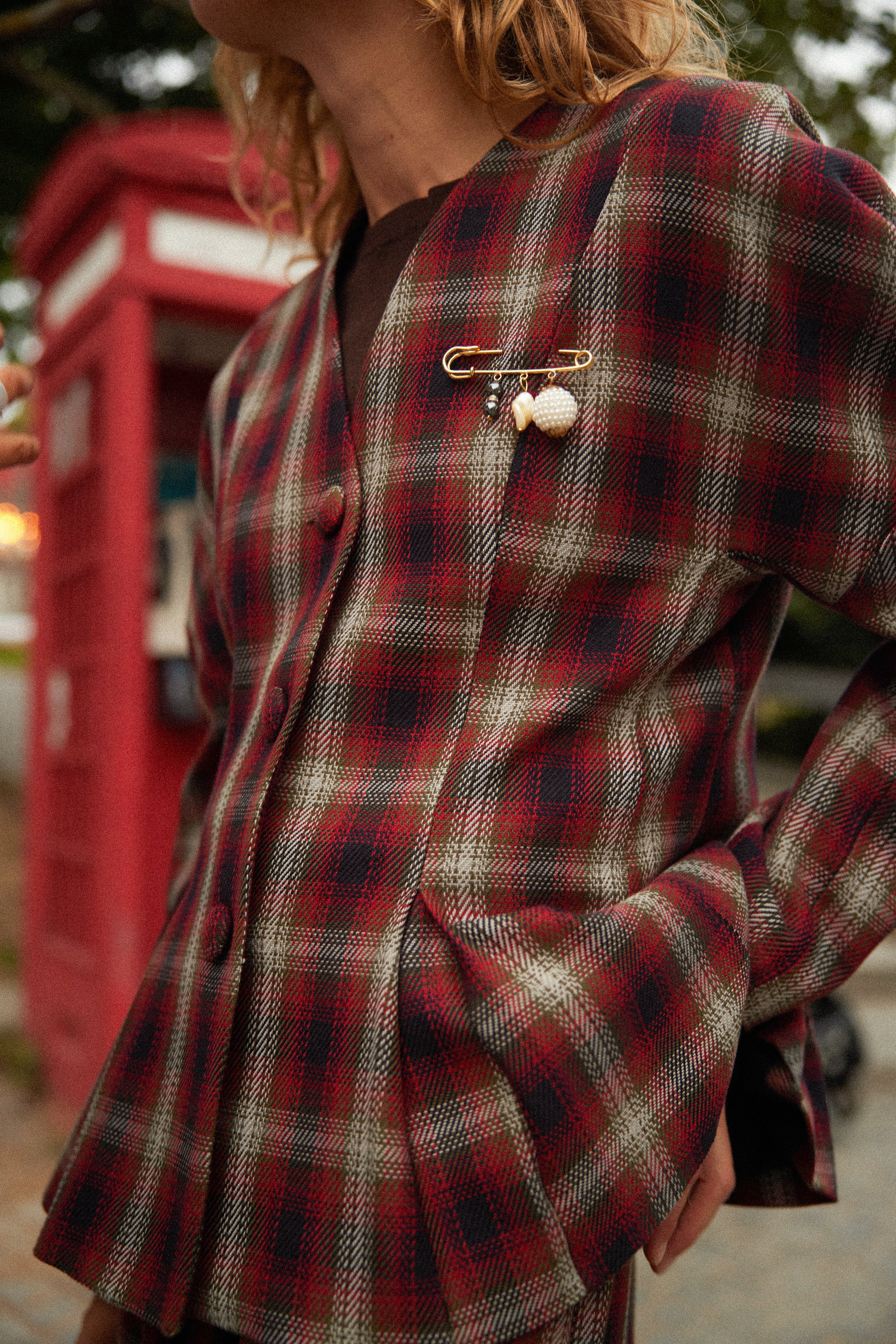 Grant Red Blazer