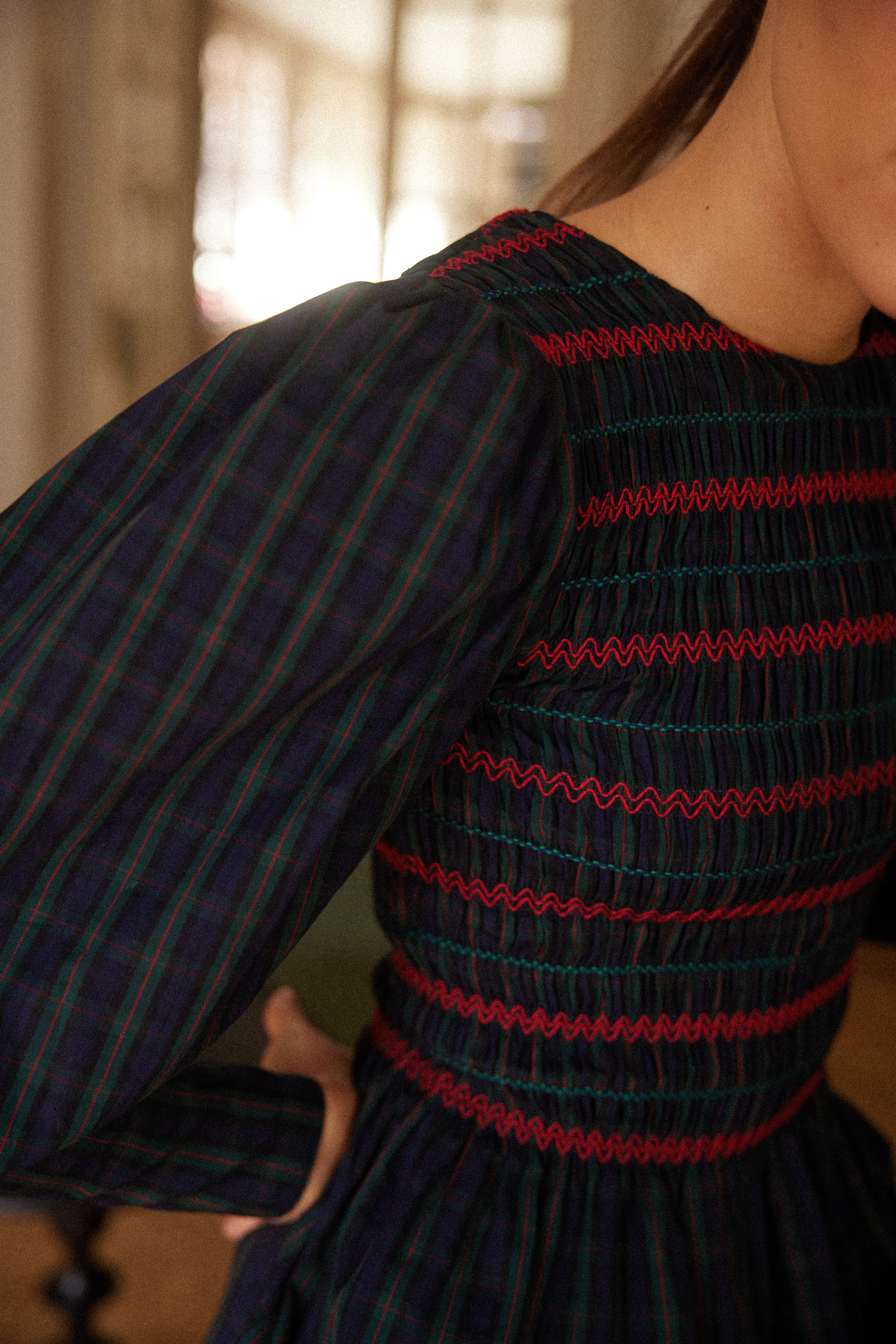 Ginevra Tartan Blouse