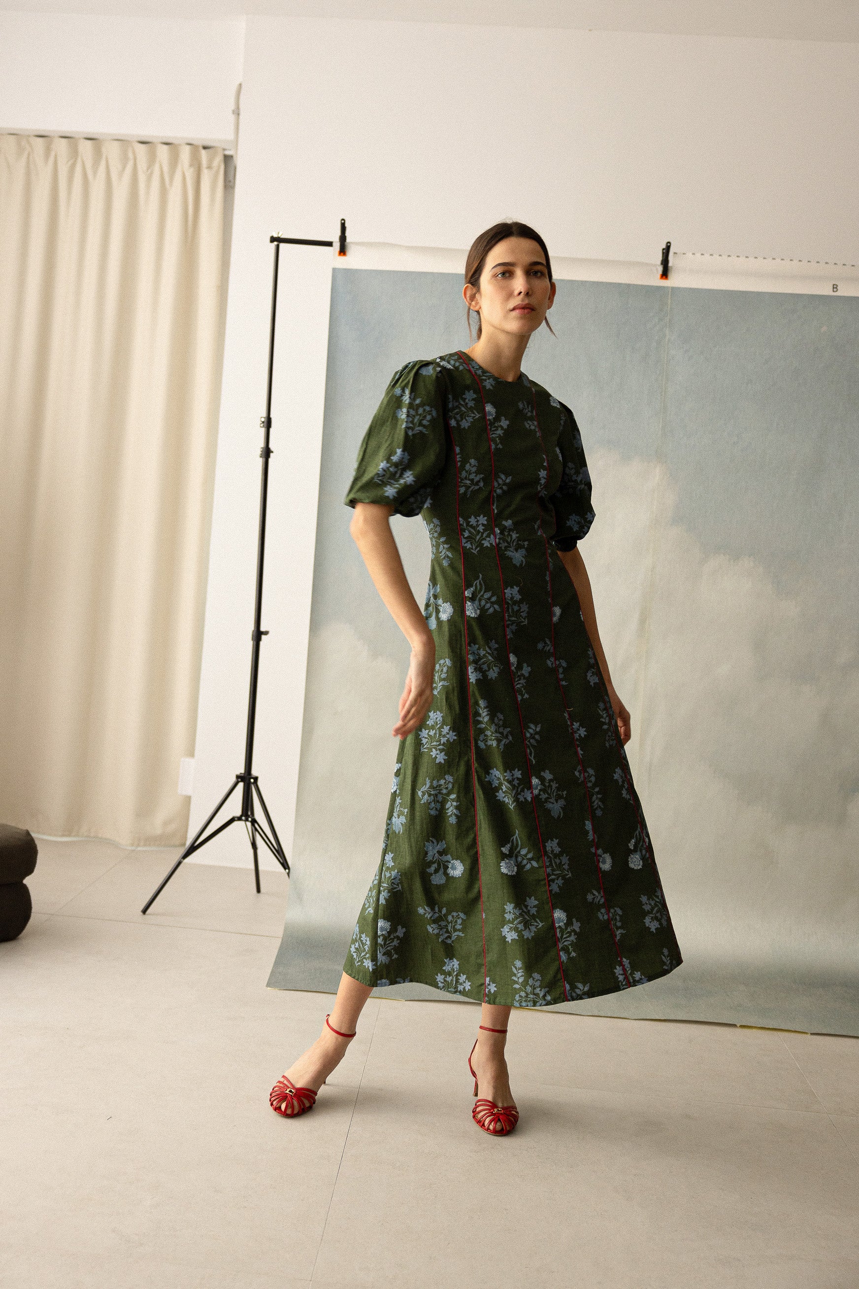 Calendula Green Dress