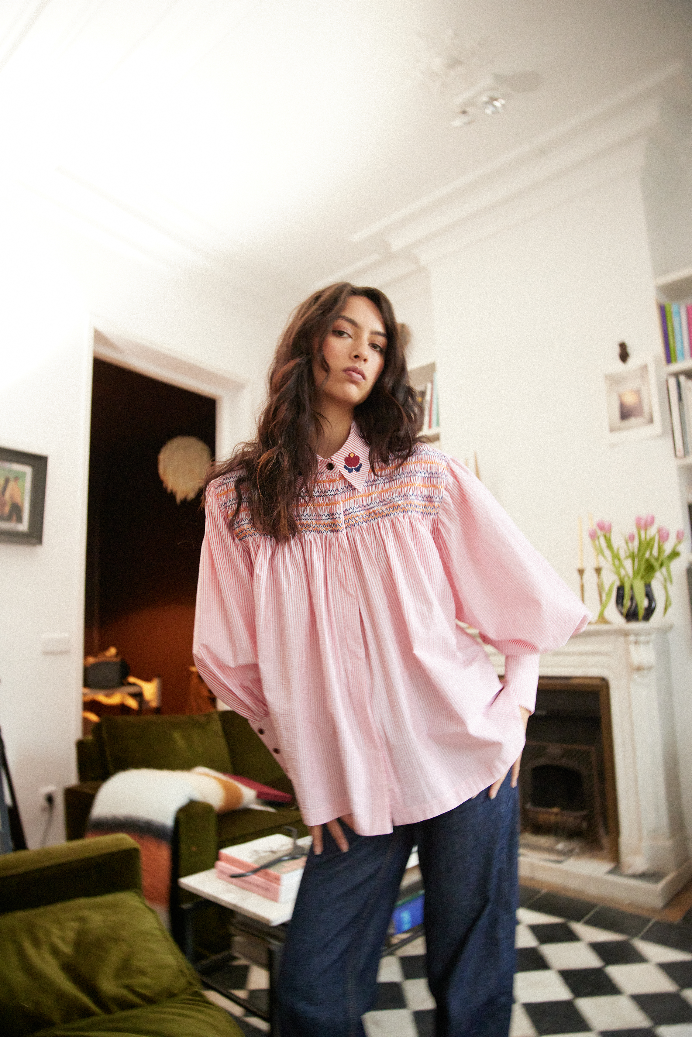 Mirla Pink Blouse