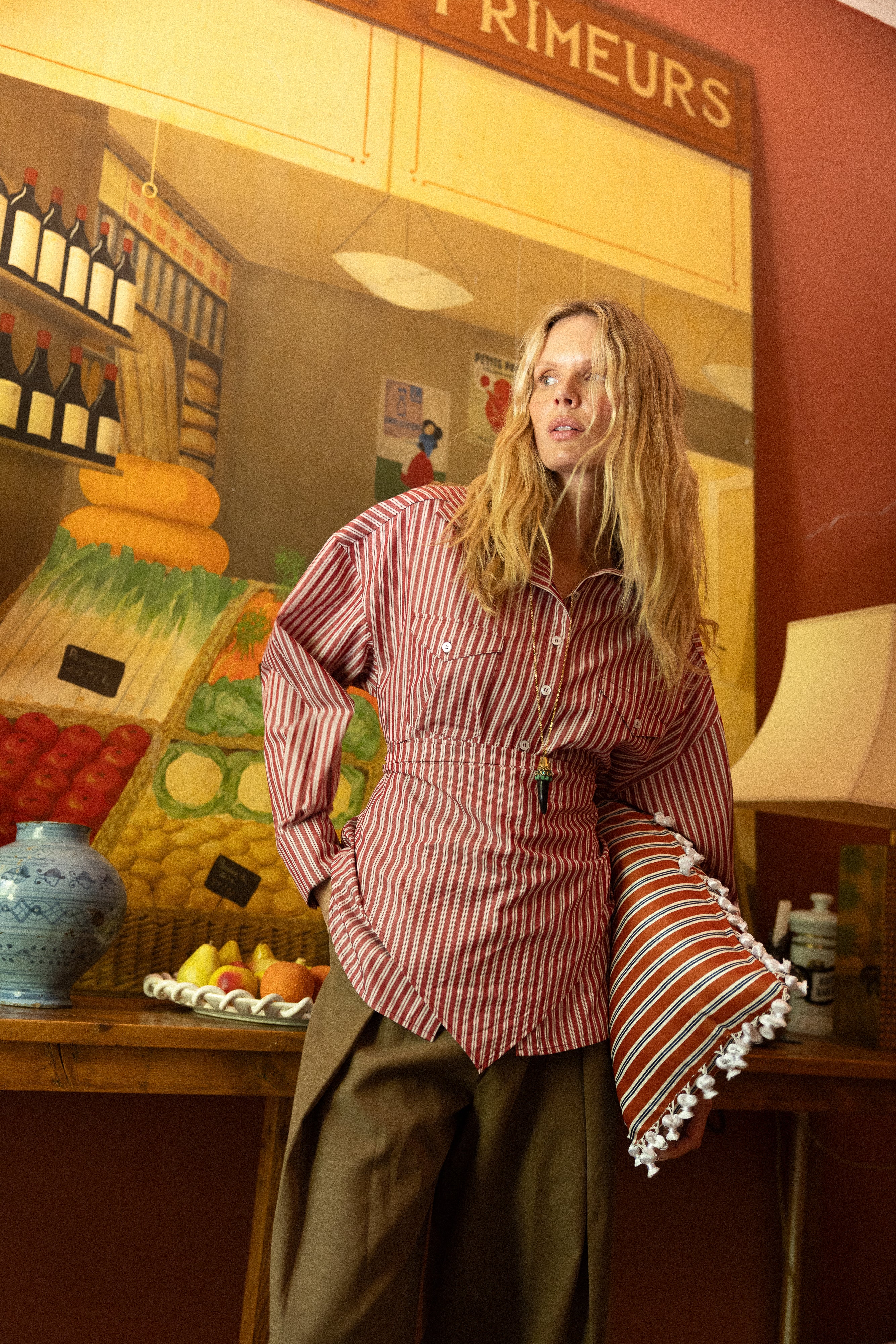 Cleo Red Shirt