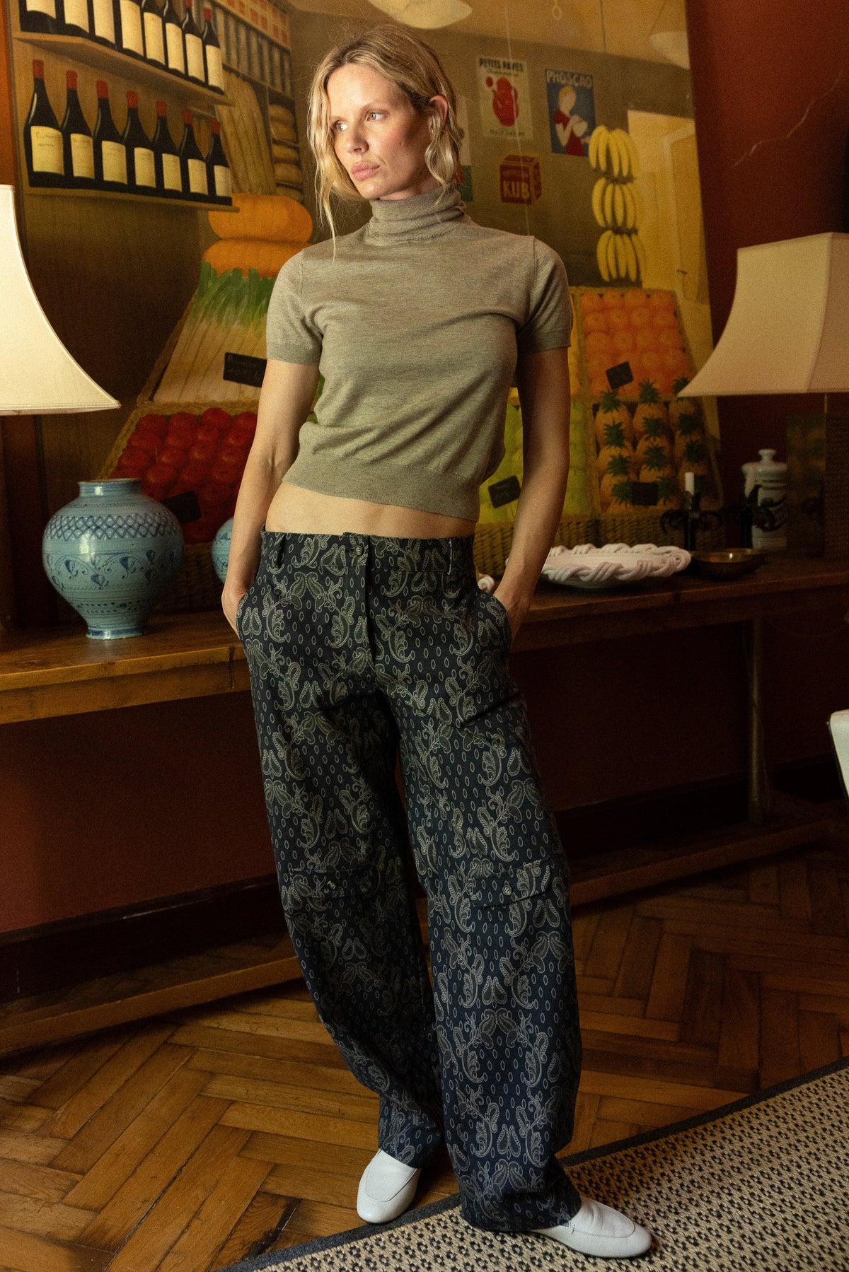 Kashmir Blue Pants