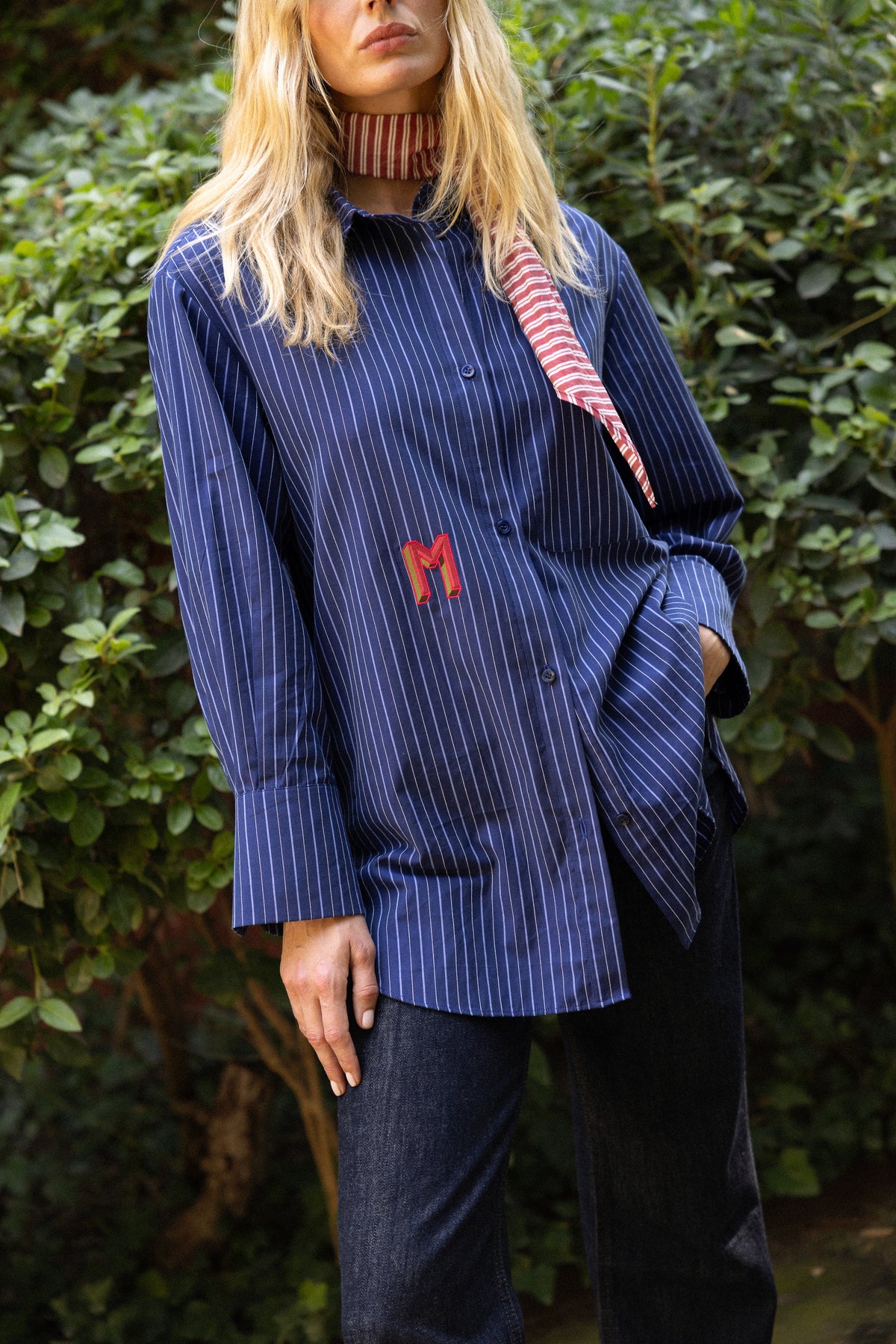 M Blue Shirt