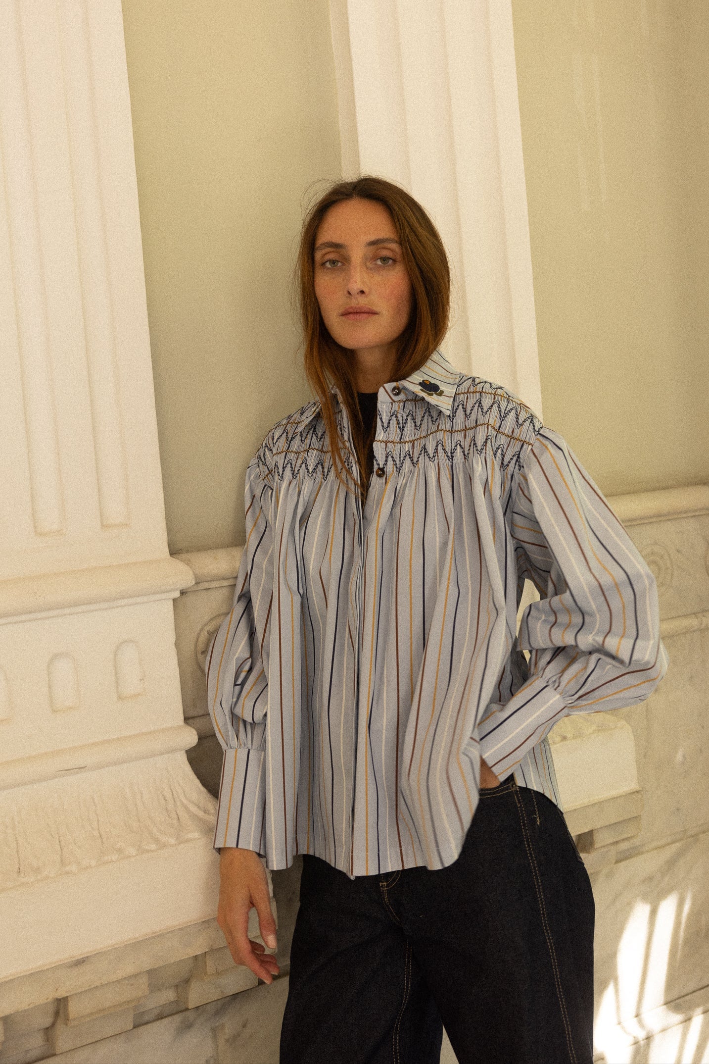 Camelia Stripes Shirt