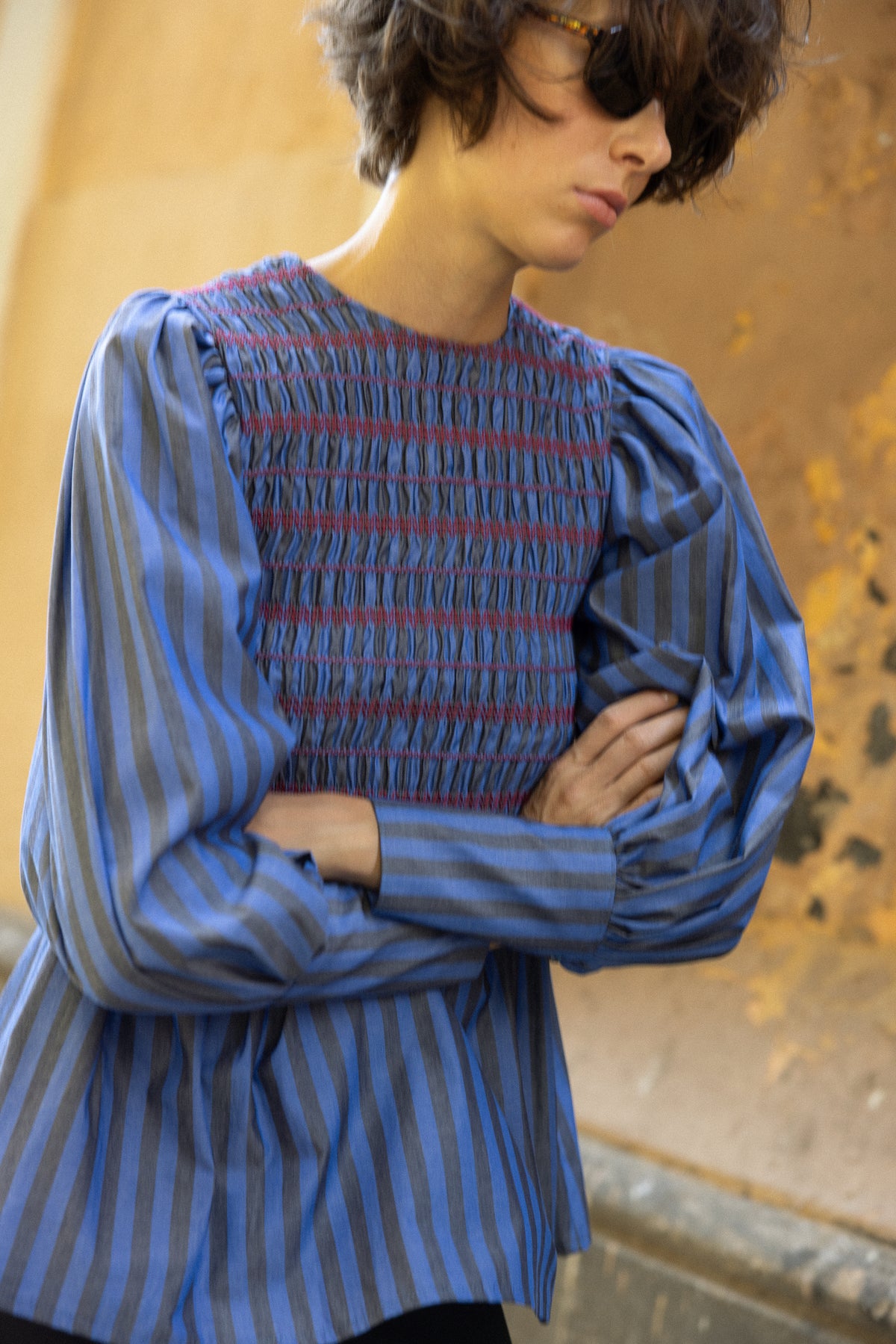 Donna Blue Blouse