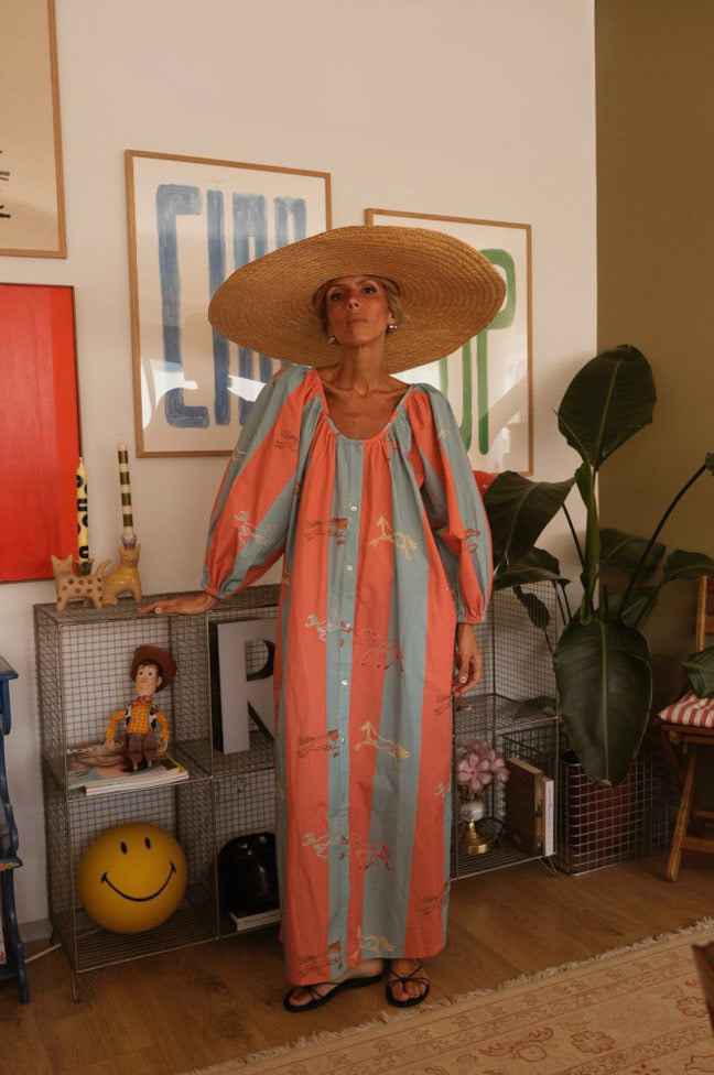 Neila Orange Dress