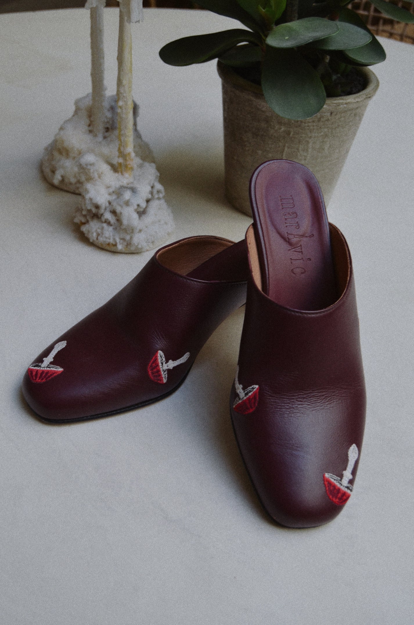 Tan Zella Mule